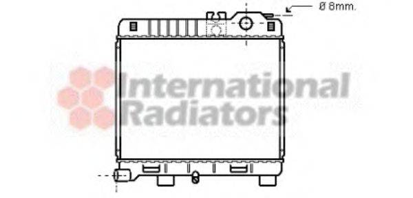 VAN WEZEL 06002033 Радіатор, охолодження двигуна