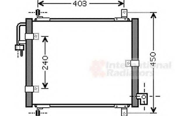 VAN WEZEL 83005101 Конденсатор, кондиціонер