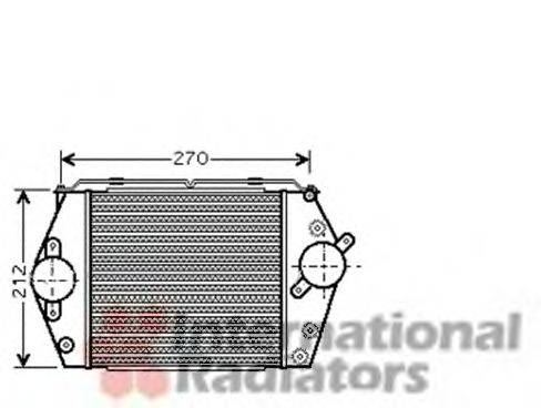 VAN WEZEL 27004188 Інтеркулер