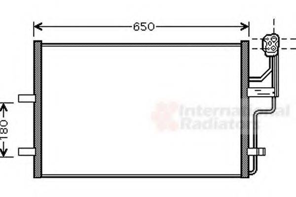 VAN WEZEL 27005186 Конденсатор, кондиціонер