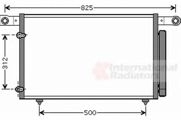 VAN WEZEL 27005196 Конденсатор, кондиціонер