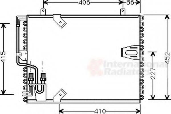 VAN WEZEL 06005183 Конденсатор, кондиціонер