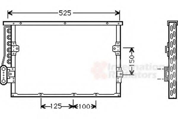 VAN WEZEL 06005191 Конденсатор, кондиціонер