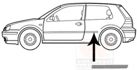 VAN WEZEL 5888409 Облицювання / захисна накладка, боковина