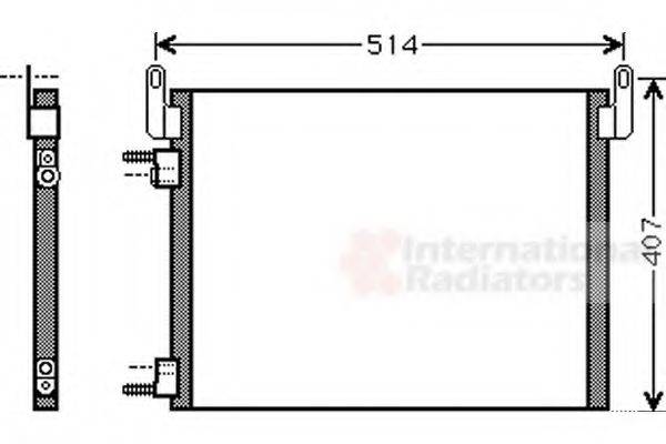 VAN WEZEL 37005452 Конденсатор, кондиціонер