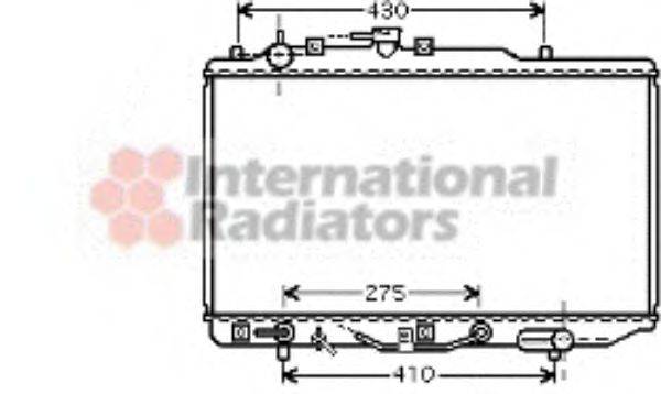 VAN WEZEL 27002178 Радіатор, охолодження двигуна