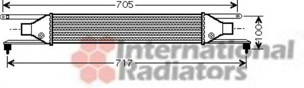 VAN WEZEL 17004354 Інтеркулер