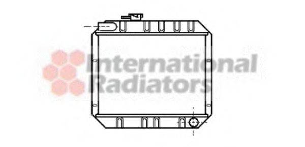 VAN WEZEL 18002043 Радіатор, охолодження двигуна