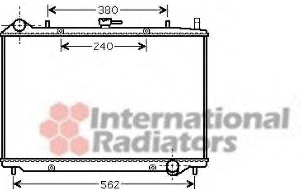 VAN WEZEL 37002456 Радіатор, охолодження двигуна