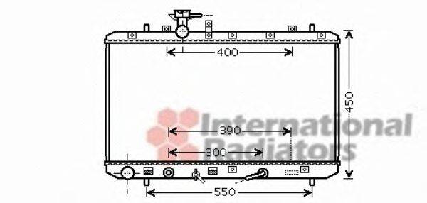 VAN WEZEL 52002085 Радіатор, охолодження двигуна