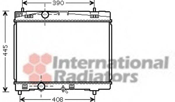 VAN WEZEL 53002357 Радіатор, охолодження двигуна