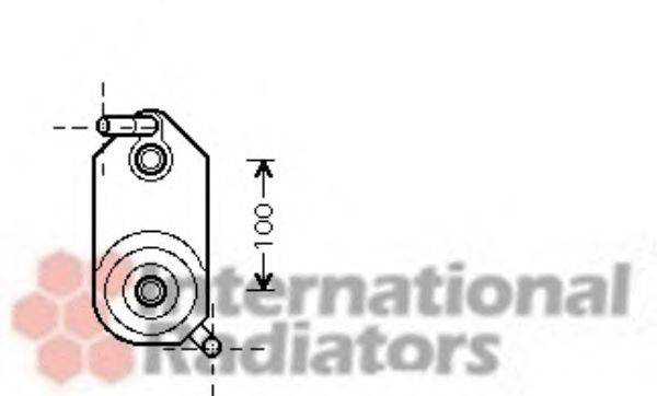 VAN WEZEL 58003110 масляний радіатор, моторне масло