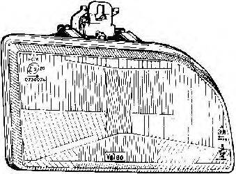 VAN WEZEL 1837947M Основна фара