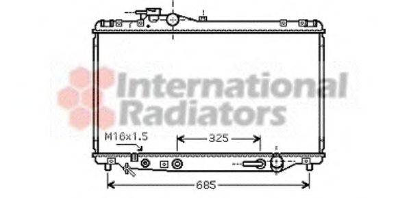 VAN WEZEL 53002345 Радіатор, охолодження двигуна