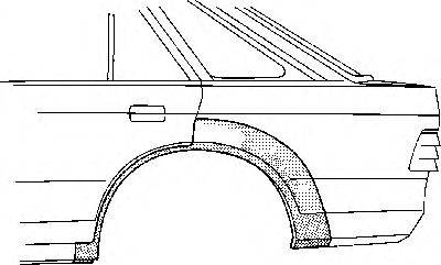 VAN WEZEL 1844148 Боковина