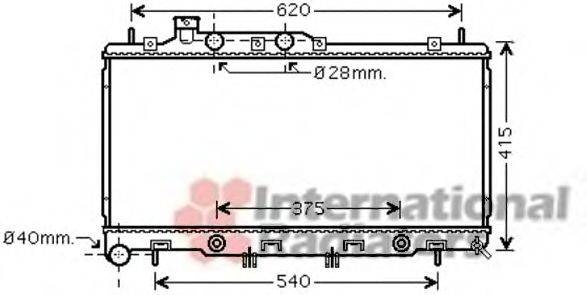 VAN WEZEL 51002069 Радіатор, охолодження двигуна