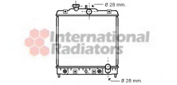 VAN WEZEL 25002069 Радіатор, охолодження двигуна