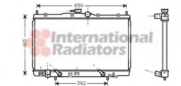 VAN WEZEL 25002100 Радіатор, охолодження двигуна