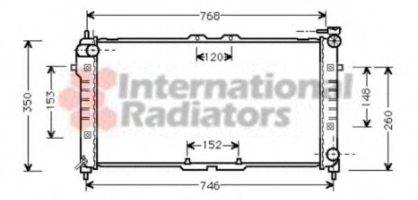 VAN WEZEL 27002027 Радіатор, охолодження двигуна