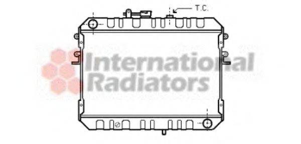 VAN WEZEL 27002046 Радіатор, охолодження двигуна