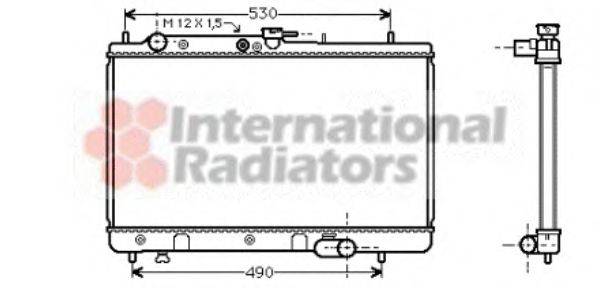 VAN WEZEL 27002095 Радіатор, охолодження двигуна