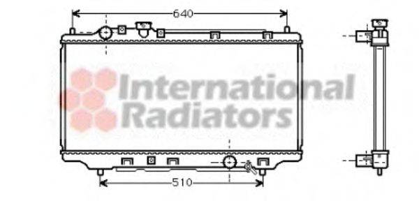 VAN WEZEL 27002098 Радіатор, охолодження двигуна