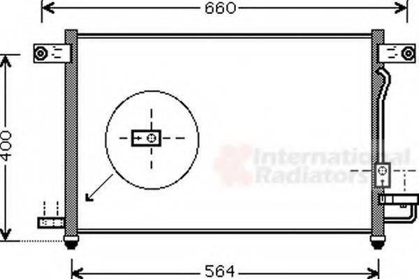 VAN WEZEL 81005061 Конденсатор, кондиціонер