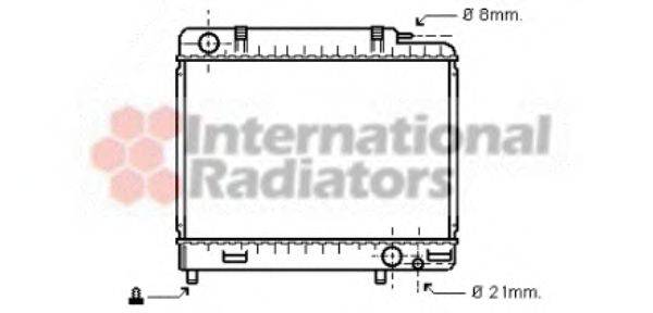 VAN WEZEL 30002163 Радіатор, охолодження двигуна