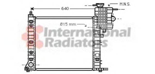 VAN WEZEL 30002265 Радіатор, охолодження двигуна