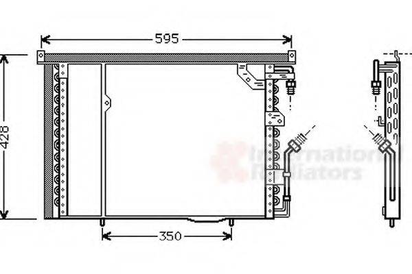 VAN WEZEL 30005195 Конденсатор, кондиціонер