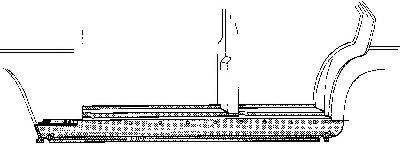 VAN WEZEL 300302 Накладка порога