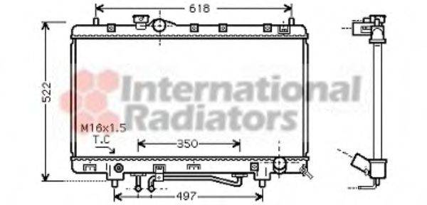 VAN WEZEL 53002330 Радіатор, охолодження двигуна