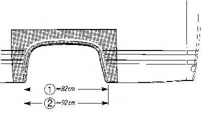 VAN WEZEL 305045 Боковина