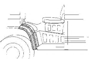 VAN WEZEL 305057 Боковина