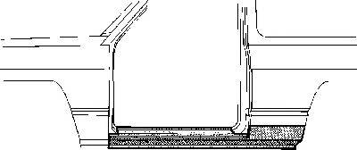 VAN WEZEL 3240101 Накладка порога