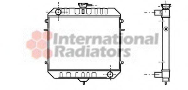 VAN WEZEL 37002081 Радіатор, охолодження двигуна