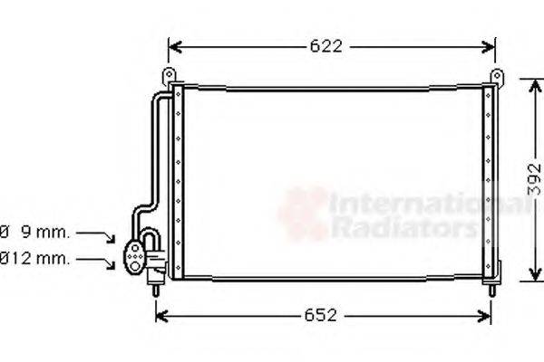 VAN WEZEL 37005229 Конденсатор, кондиціонер