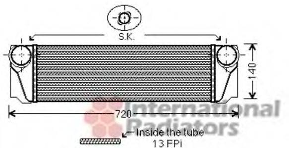 VAN WEZEL 06004374 Інтеркулер