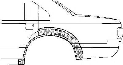 VAN WEZEL 3763148 Боковина