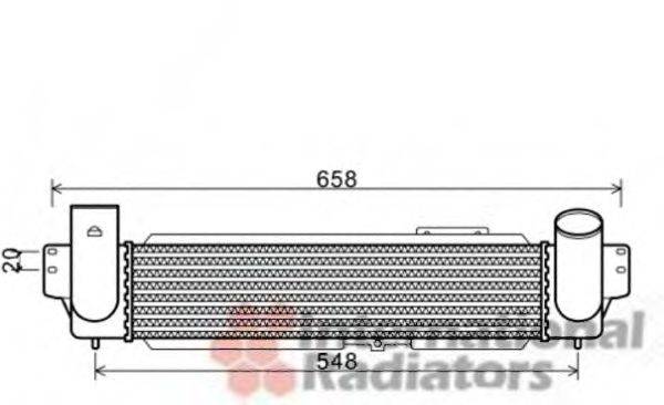 VAN WEZEL 83004141 Інтеркулер