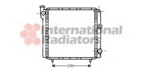 VAN WEZEL 43002040 Радіатор, охолодження двигуна