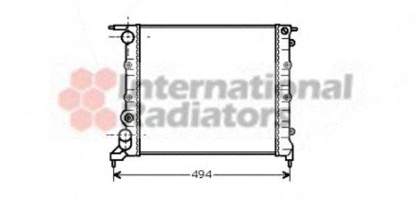 VAN WEZEL 43002042 Радіатор, охолодження двигуна