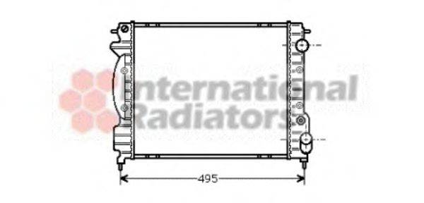 VAN WEZEL 43002130 Радіатор, охолодження двигуна