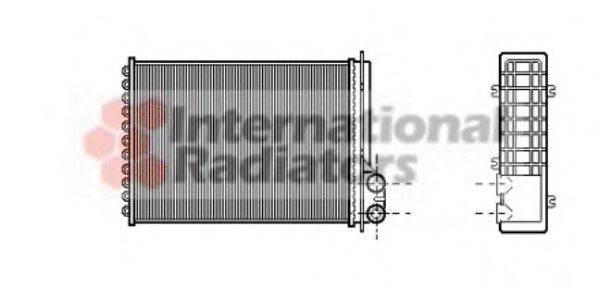 VAN WEZEL 43006205 Теплообмінник, опалення салону