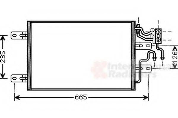 VAN WEZEL 37005394 Конденсатор, кондиціонер