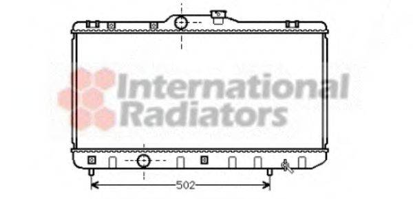 VAN WEZEL 53002188 Радіатор, охолодження двигуна