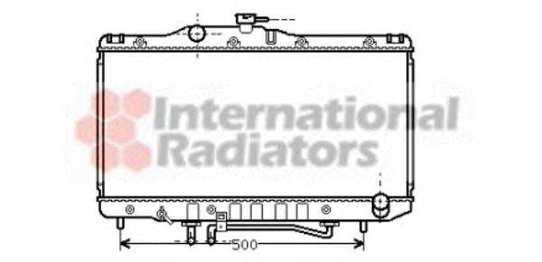 VAN WEZEL 53002206 Радіатор, охолодження двигуна