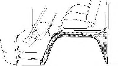 VAN WEZEL 585156 Боковина