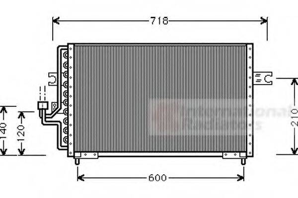 VAN WEZEL 82005042 Конденсатор, кондиціонер