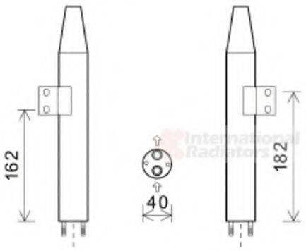 VAN WEZEL 8300D165 Осушувач, кондиціонер